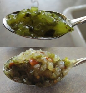 relish-comparison Store bought versus Home-made relish