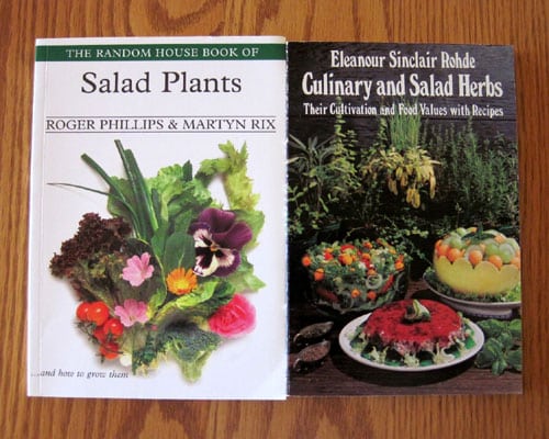salad plant recipe books slad plant recipe books
