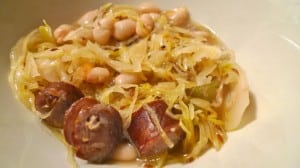 sauerkraut, bean and sausage soup sauerkraut, bean and sausage soup