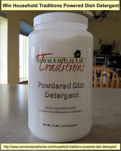 Household Traditions Powered Dish Detergent Review and Giveaway Household Traditions Powered Dish Detergent Review and Giveaway